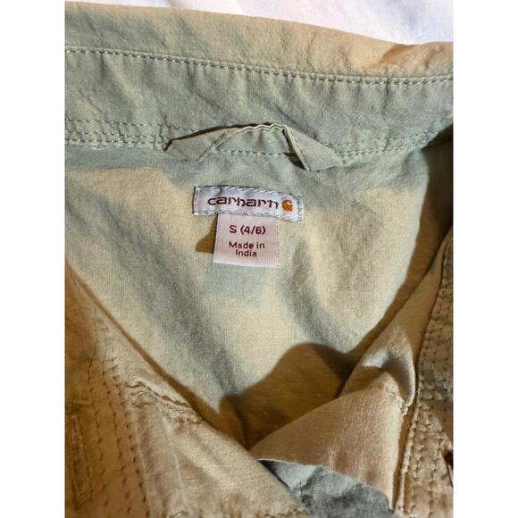 Carhartt Women's Long Sleeve Button Down Shirt Size Small - Picture 5 of 6
